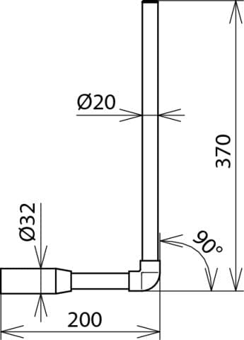 Dehn Haakse Testsonde Met M8 Bout Voor PHE 3-36KV - 766950