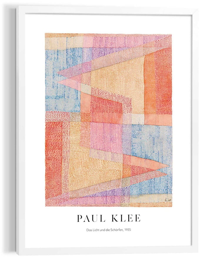Schilderij Paul Klee - Triangles - 70 x 50 - Hout - REINDERS