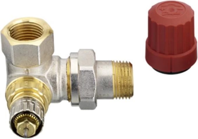 Danfoss Thermostatische radiatorafsluiter 3/8 dubbel haaks RE Kvs 0,65 m3 h RA N10