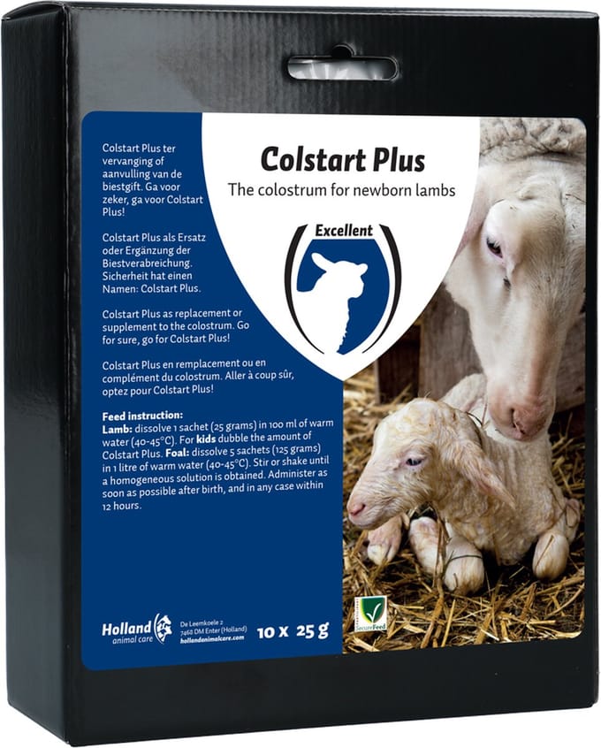 Excellent Colstart Plus - Lammeren - Biestvervanging - 10x25 g