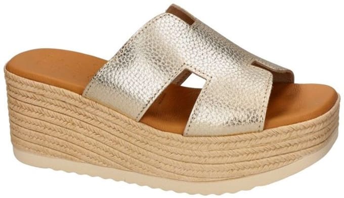 Oh! My Sandals -Dames - goud - slippers & muiltjes - maat 37