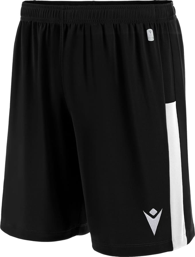 Macron Skara Short Kinderen - Wit / Zwart | Maat: 11-12 YEARS