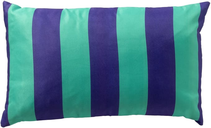 Textino - APOLLO - buitenkussen 30x50 cm - gestreept - Vivid Green - groen, blauw