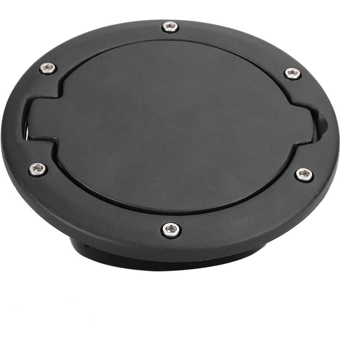 Auto Oliedop Brandstoftankdop Afdekking Auto Accessoire Geschikt voor Jeep Wrangler JK & Unlimited zwart