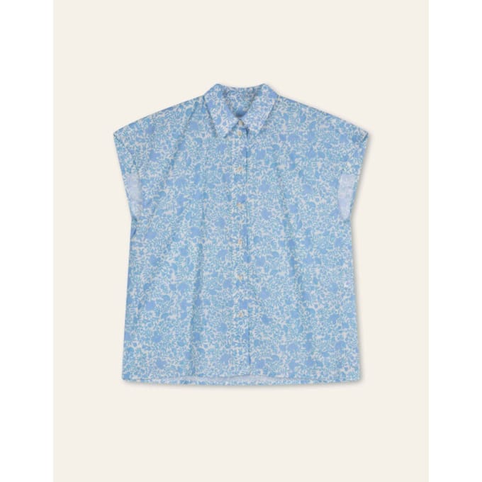 Oilily Banana Blouse- maat40 Brunnera Blauw