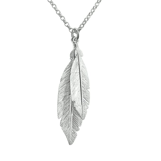 Glams ketting veren 2,0 mm 41 + 3 cm - Zilver