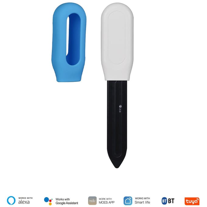 Bodemtemperatuur Vochtigheidsmeter Tuya APP BT Protocol Smart Home Bodemtemperatuur en Vochtigheid blauw