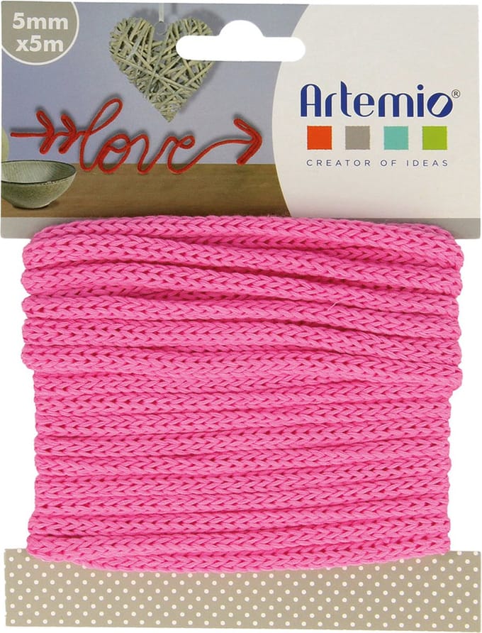 Artemio punnikdraad fushia 5 m X 5 mm