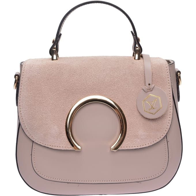 Luisa Vannini Rose Rundleer Tas