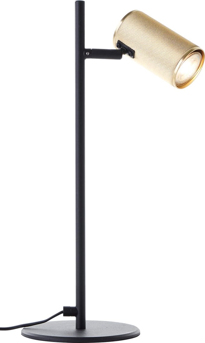 Brilliant Marty - Tafellamp - LED GU10 - Zwart/Goud