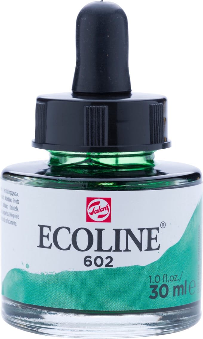 Ecoline 30 ml 602 Donkergroen