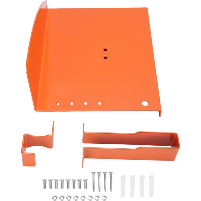Support de tronçonneuse Adapté pour MS250 MS251 MS170 MS171 MS172 Tronçonneuse Montage mural Robuste Étagère râtelier pour scie orange