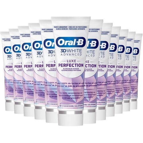 Oral B - Tandpasta - 3D White Luxe - Perfection - 75ml x 12