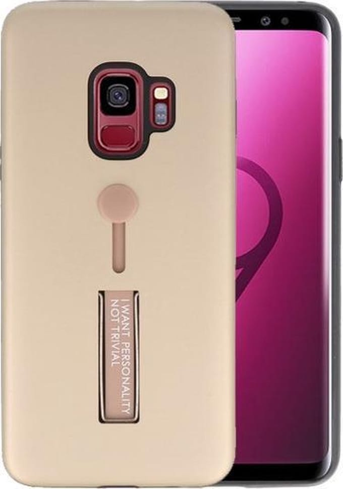 Goud Stand Case hoesje voor Samsung Galaxy S9