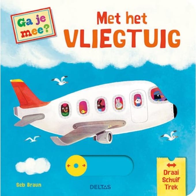 Deltas Ga je mee? - Met het vliegtuig Kartonboekjes