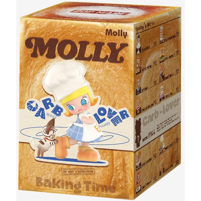 POP MART MOLLY Carb-Lover Serie Figuren Blind Box (Enkelpak / 12-delige set) brown