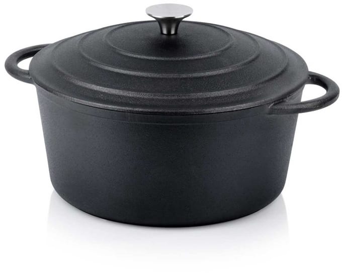 Vilde Cast Line - Gietijzeren Pot - 5L - Deksel - Onderhoudsvrij