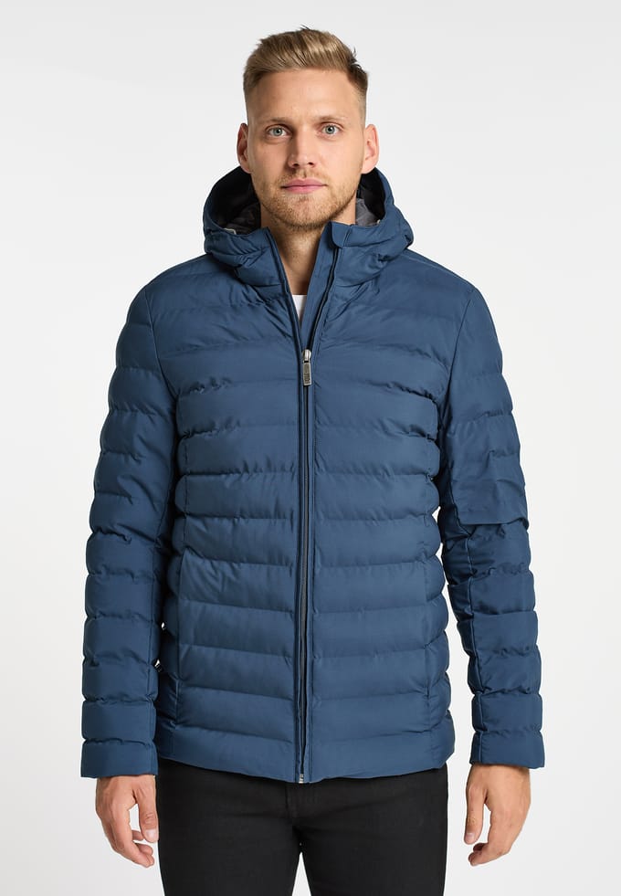 Mo Gewatteerd winterjack mimo Heren marine