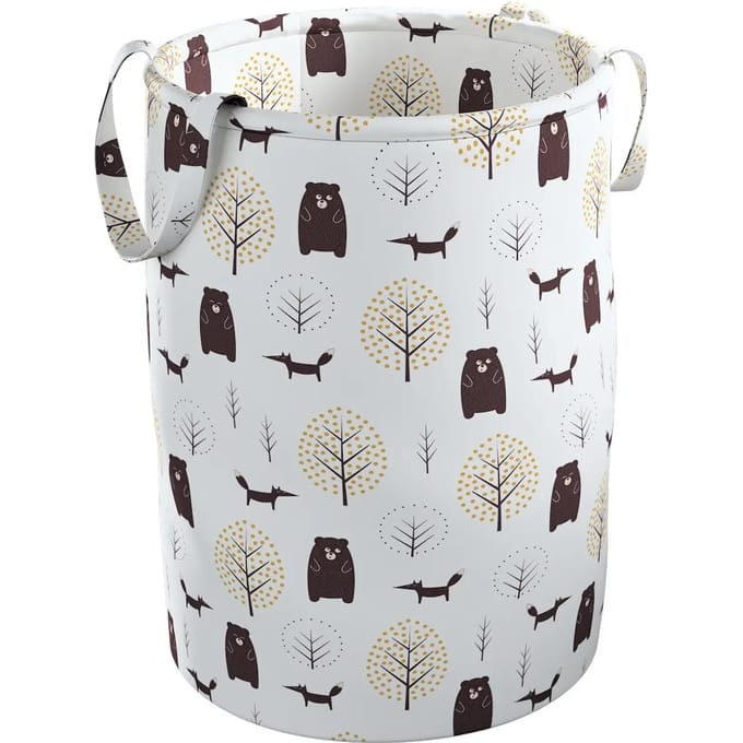 Opbergmand Yellow Tipi Zebra