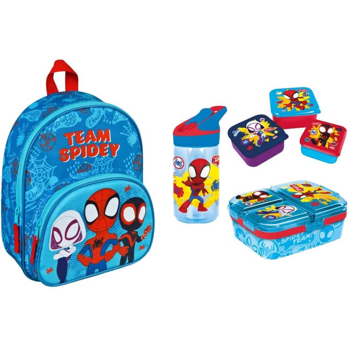 Spiderman school set; rugzak en lunchset - Spidey