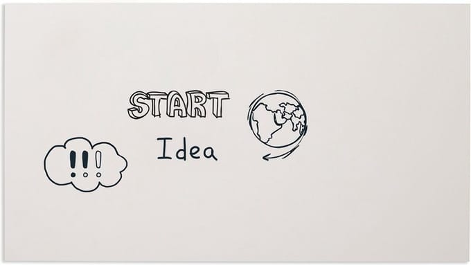 Smit Visual Whiteboard zonder rand - 98 x 198 cm