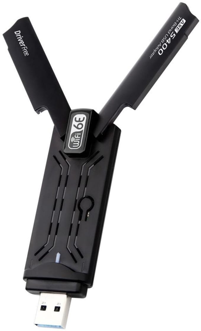 WiFi Adapter USB-USB WiFi Adapter-WiFi 6E adapter USB 3.0-5400 Mbps-WiFi Dongle-WiFi Antenne-WiFi ontvanger
