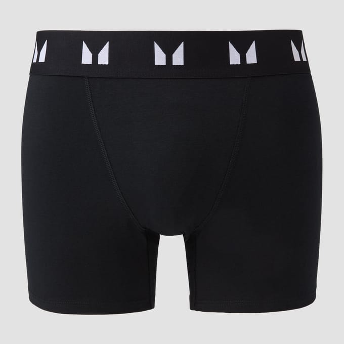 MP boxershorts voor heren (verpakking met drie stuks) - Zwart / Wit / Grijs - S