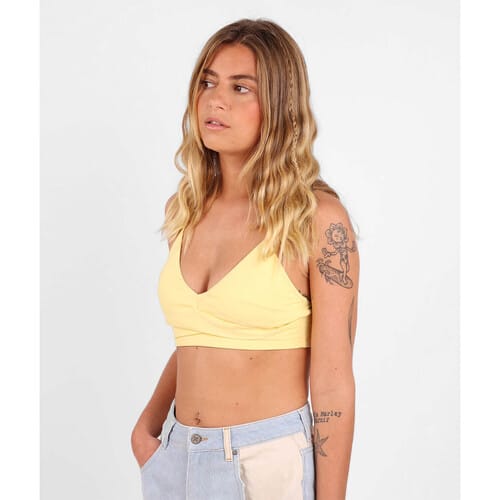 Bikini Oxbow Effen en gedrapeerde bh NORONHA