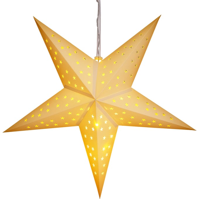Casaria LED Kerstster 60cm - Draadloos Opvouwbaar - 10 LED´s Wit