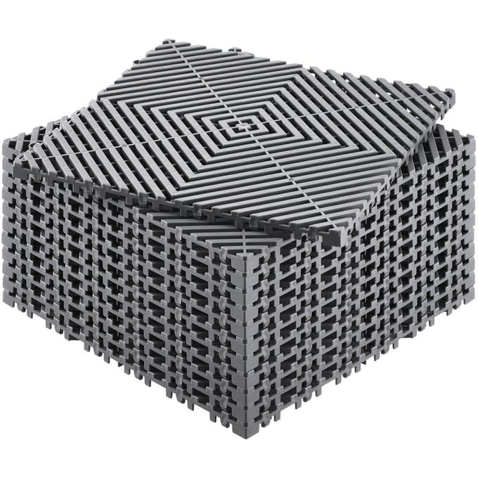 Tapis de drainage Modulaire emboîtable Coussin 30 cm x 30 cm Tapis de sol de drainage