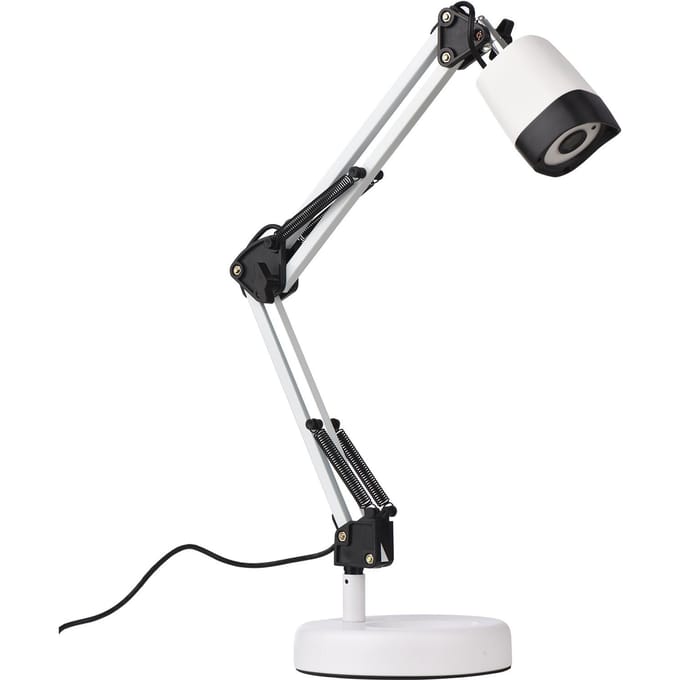 2-in-1 documentscannercamera en webcam met autofocus en extra LED-licht 8 megapixel HD wit