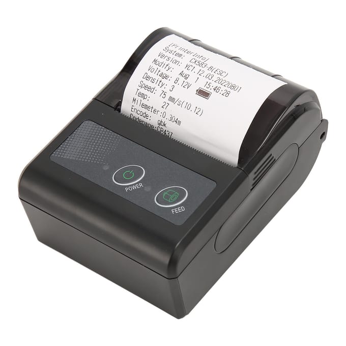 Bluetooth Bon Printer Multifunctioneel Handheld Draagbaar 58mm Mini Thermische POS Printer