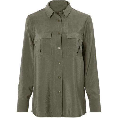 esmara Dames blouse (Kaki, 40)