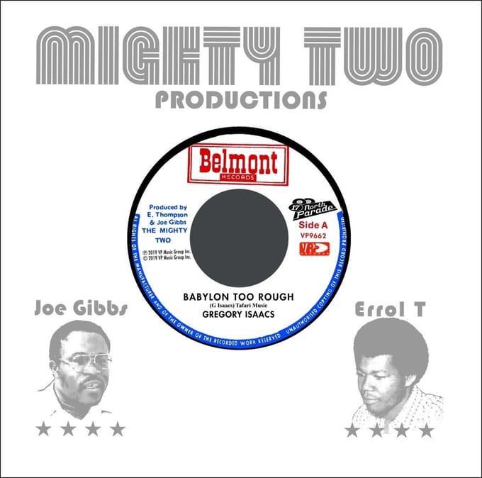 Gregory Isaacs & The Mighty Two - I Stand Accused (7" Single)