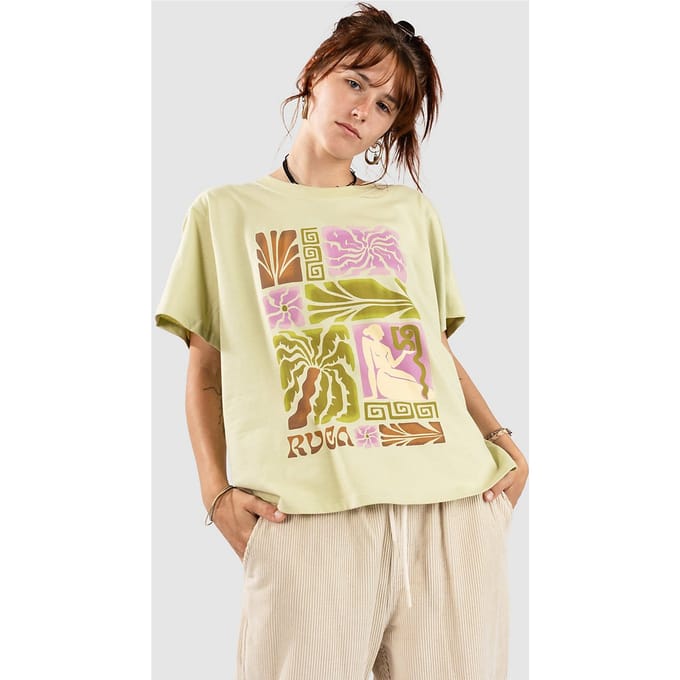 RVCA Natural Tapestry T-Shirt groen