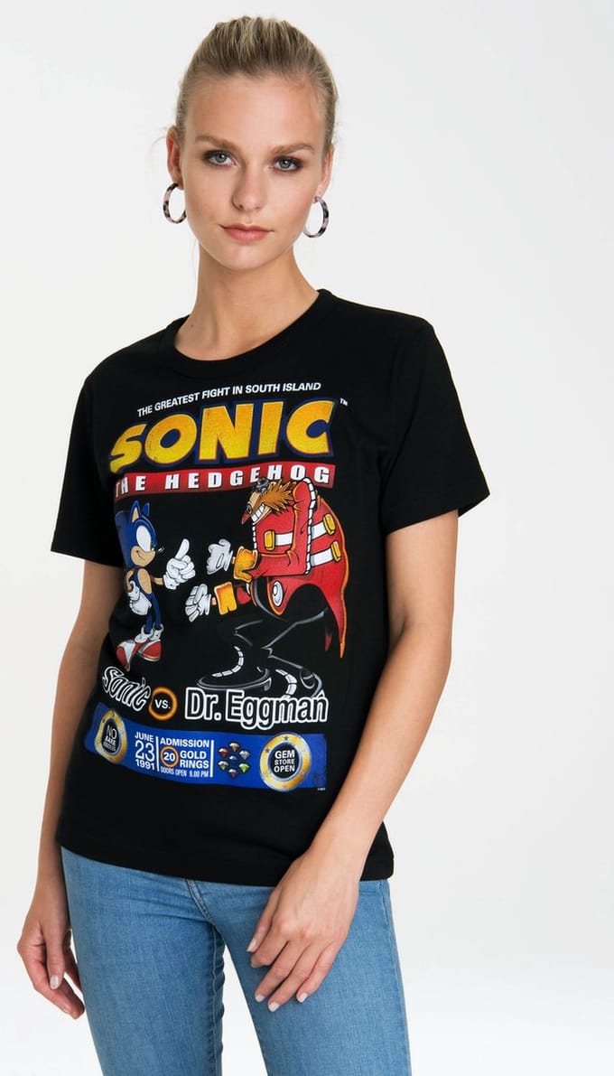 Logoshirt T-Shirt Sonic vs. Dr. Eggman