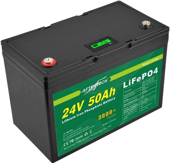 Lithium Accu - Energie Opslag - Camper Boot - 3000+ Laadcycli - 17x21x33 cm