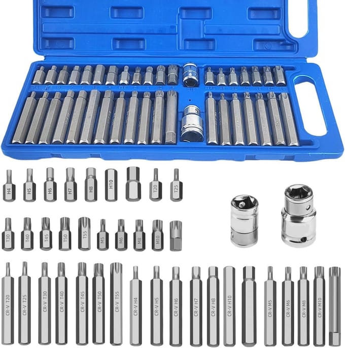 40-delige Hex Torx Socket Set voor Werkplaatsen en Fabrieken