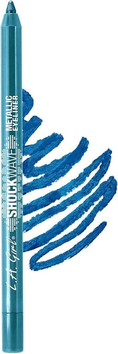 LA Girl - Shockwave Metallic Eyeliner Ocean - Oogpotlood Blauw