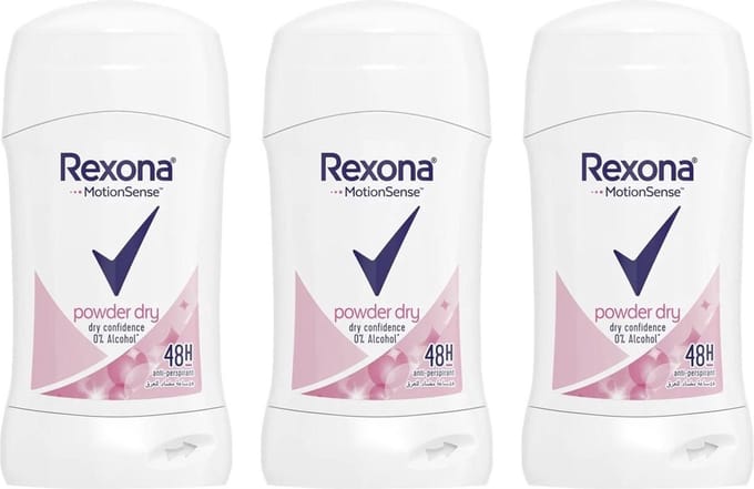 Rexona Deodorant Stick - Powder Dry - 3 x 40 gram