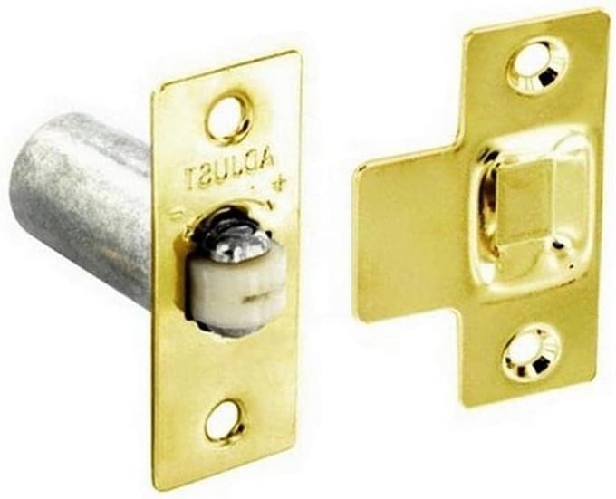 Verstelbare Rolvanger - Deurvanger Deursluiting - Deuren Dicht Houden - Messing Plated - 1 Stuks - Messing
