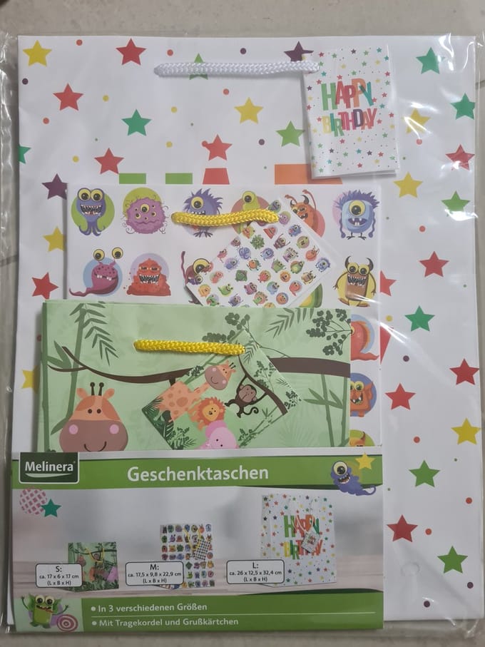 Melinera 3 Geschenktassen verschillende maten