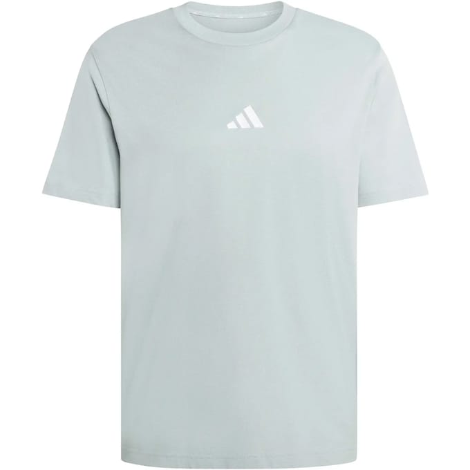 T-shirt met logo en ronde hals