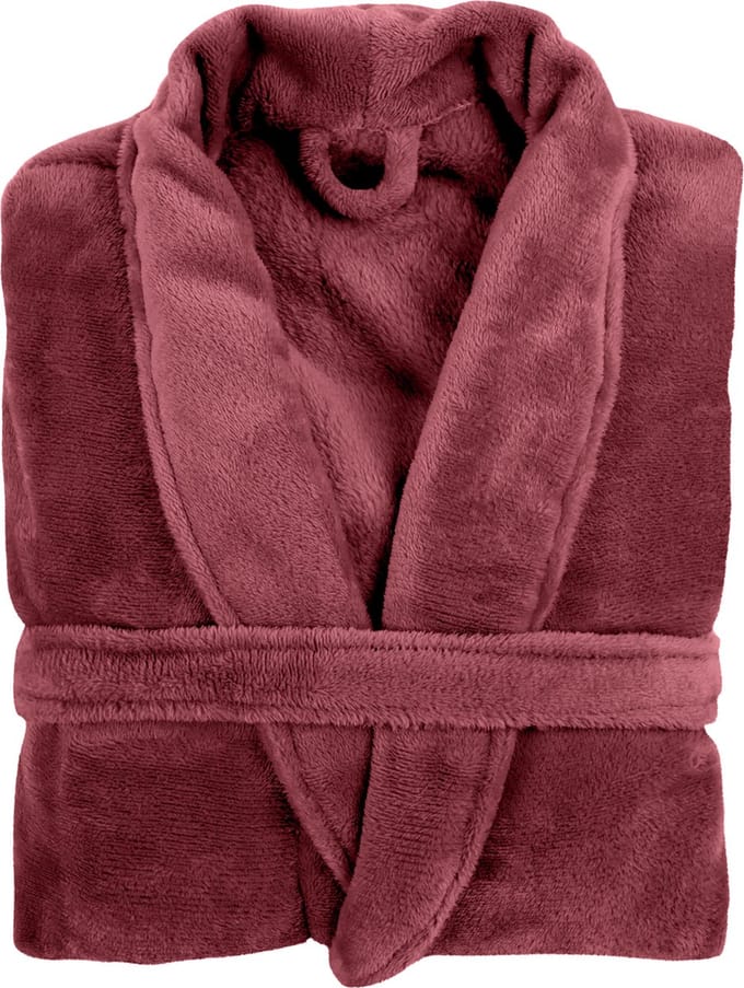 TISECO HOME STUDIO - Kamerjas - MICROFLANNEL COSY - L/XL - 100% polyester - Granaatappel