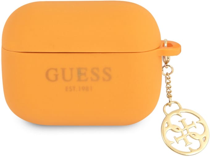 Guess Airpods Pro Case - Charm Collection - Orange