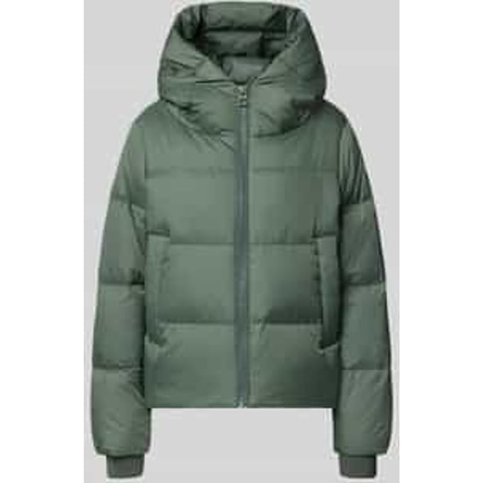 Regular fit donsjack met labelpatch