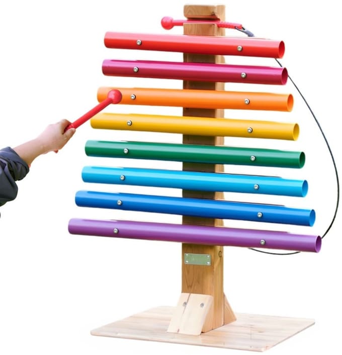 Masterkidz Rainbow Music Tower buisbellen Xylofoons - UNI