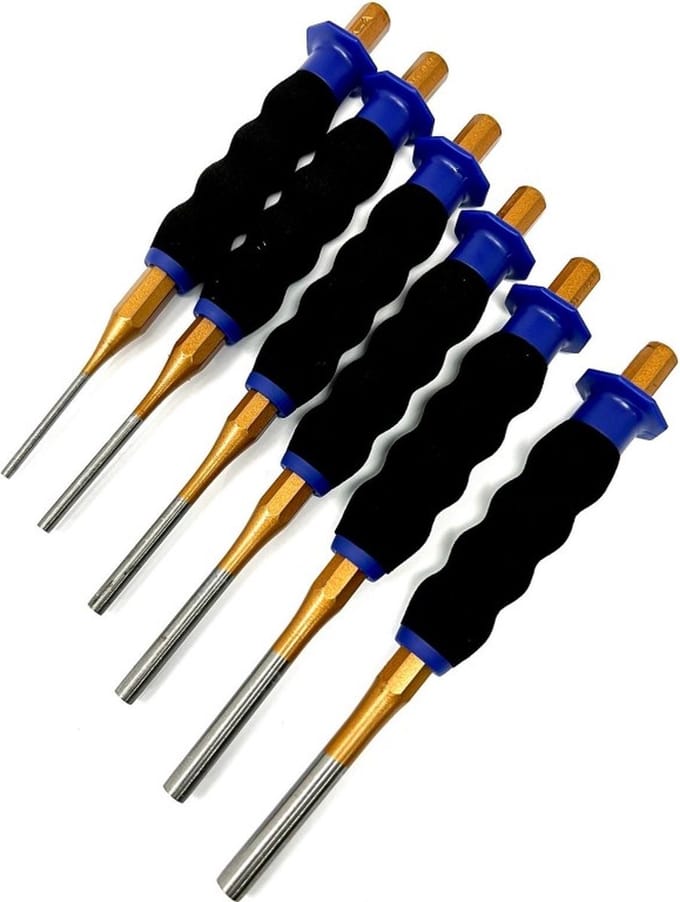 Asta S6PP Serie - Uitsteekset met Handvat - 6 stuks - Ergonomisch - Cr-V Staal