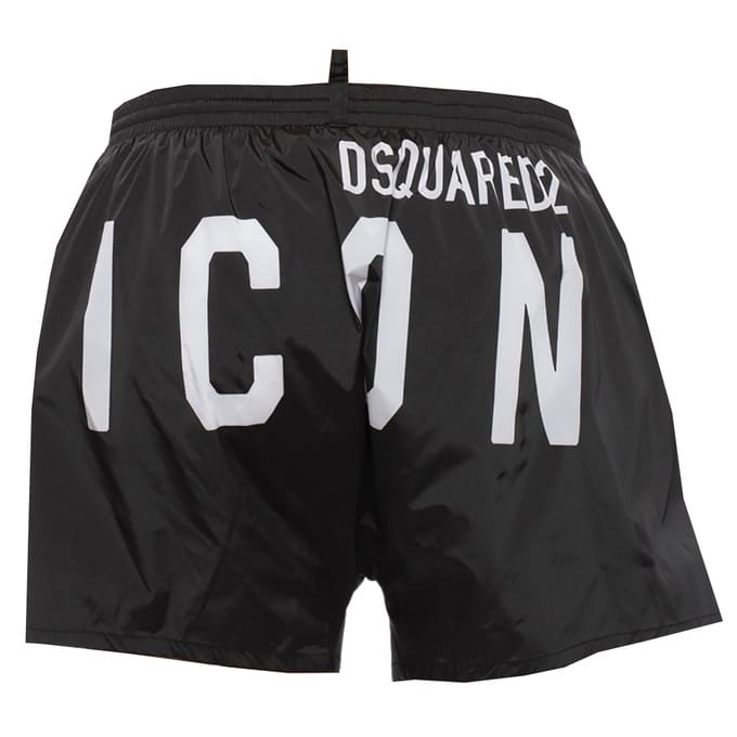 Dsquared2 Icon Logo zwarte zwemshort
