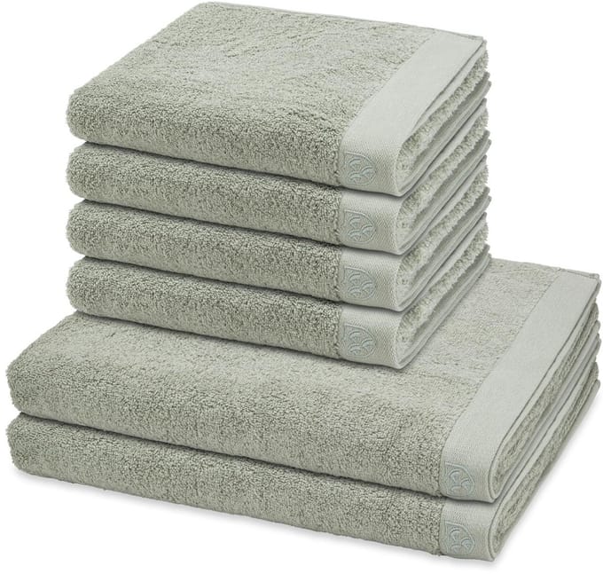 Ross Sonstiges 4 X handdoek 2 X douchehanddoek - in set 6 pack Doubleface Stripes
